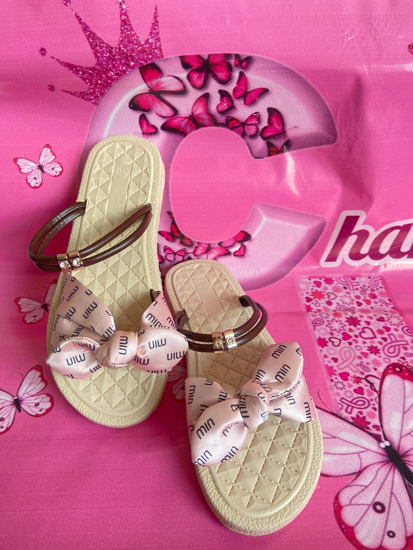 Korean Leather Slippers
