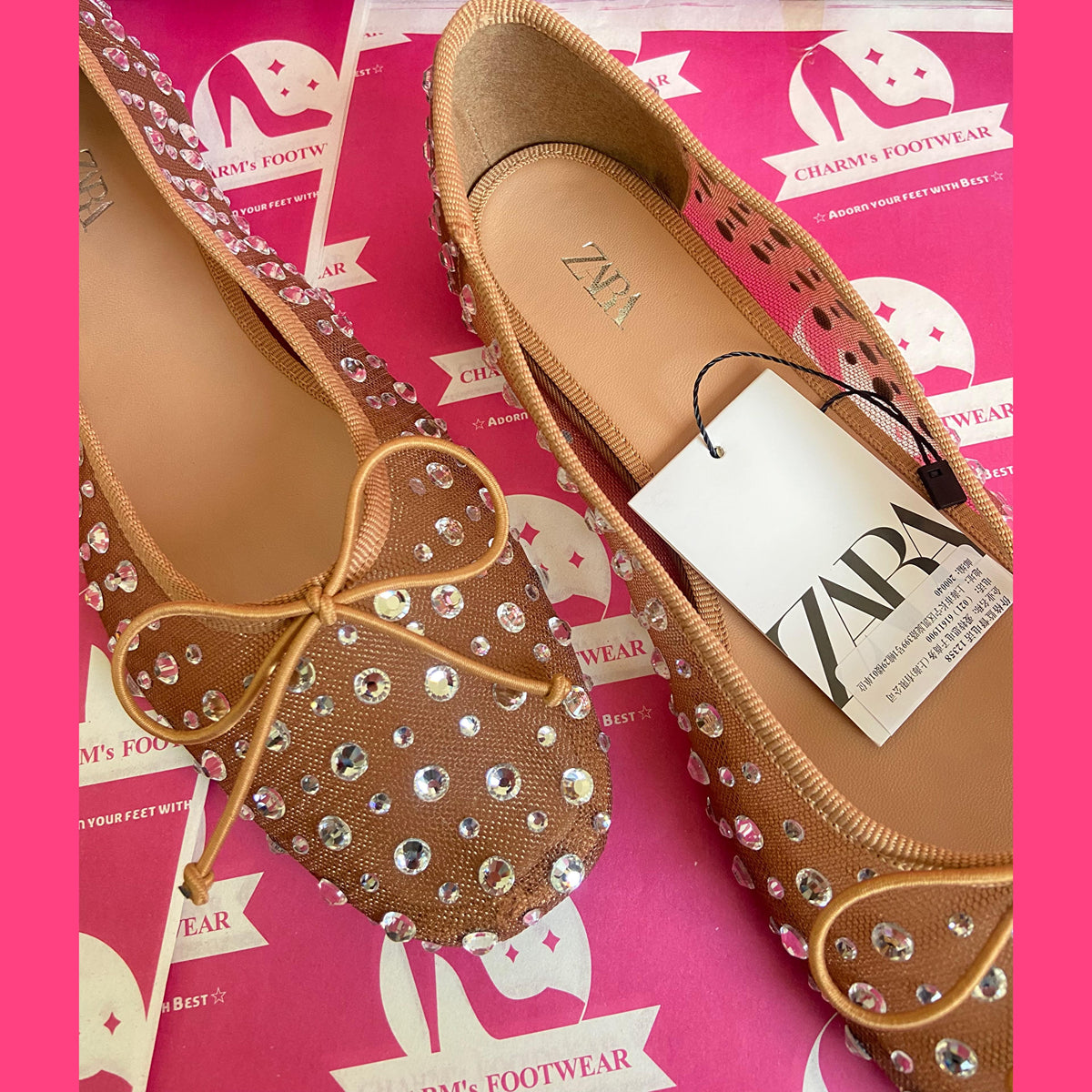 ZARA Mesh Flats