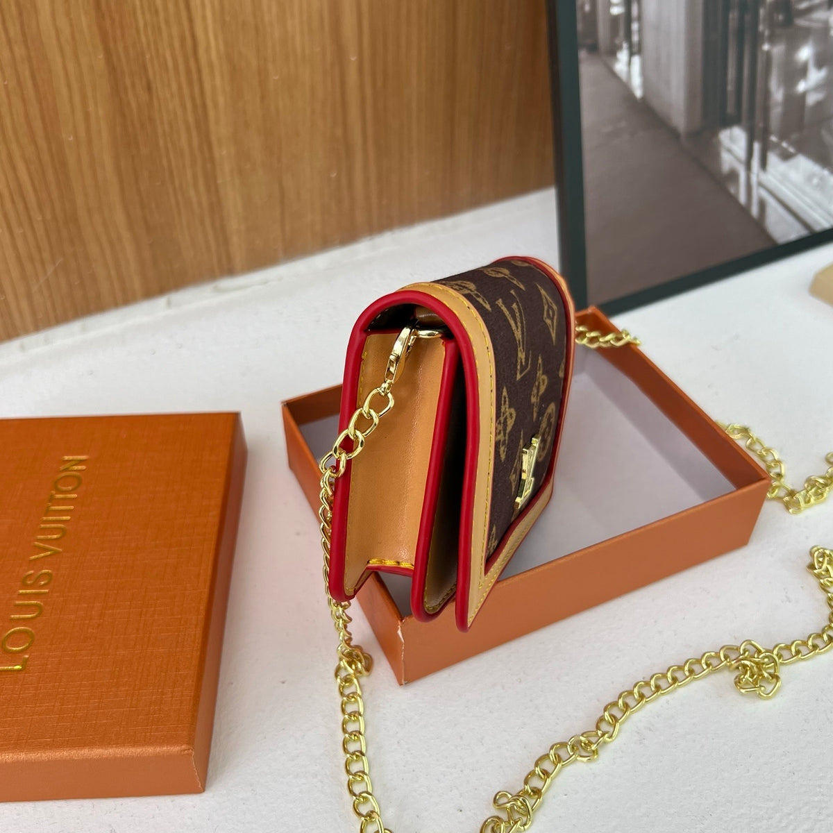 LV mini Chain Wallets