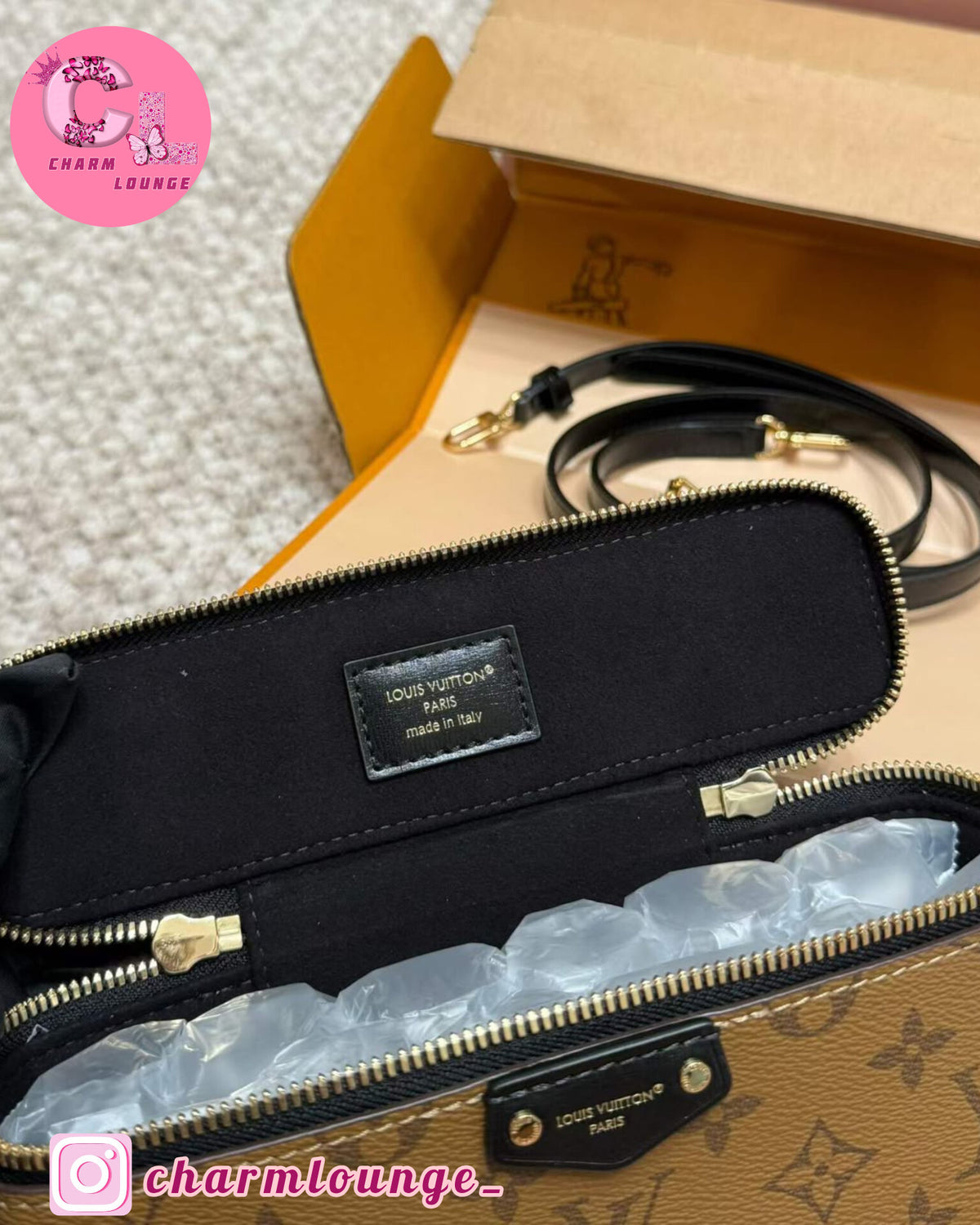 LV Vanity Pouch Trunk Signature Bag