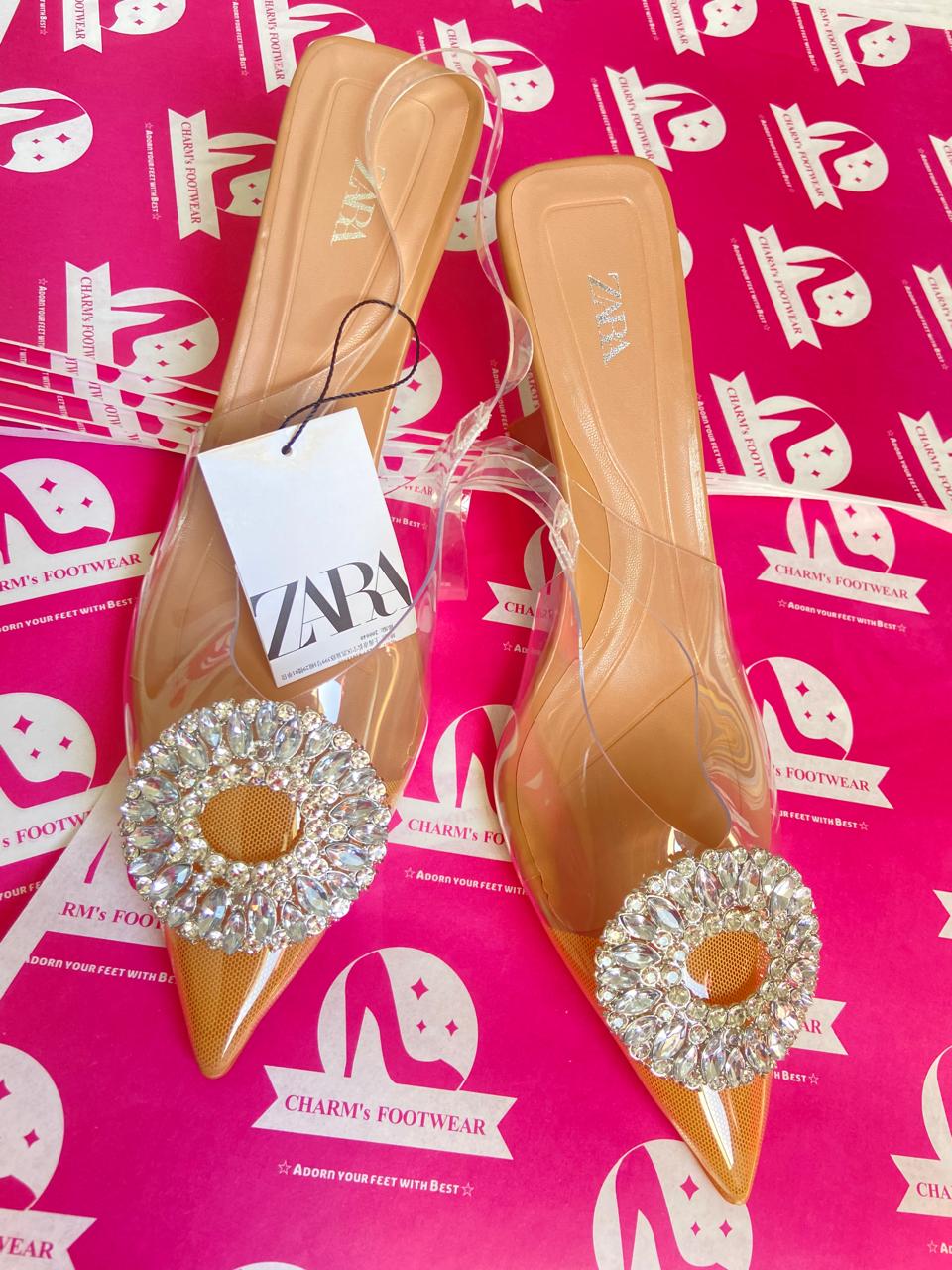 ZARA Nude Heels