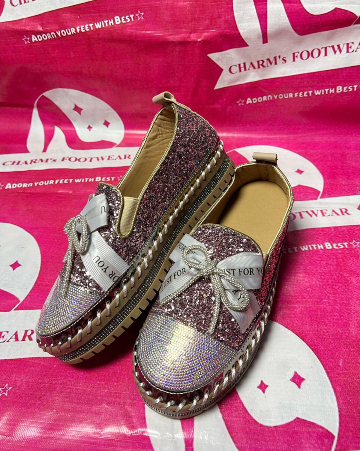 Blingy Shimmer Shoes✨
