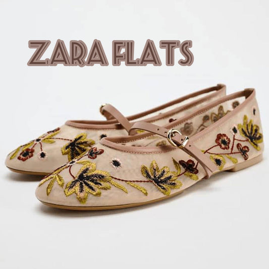ZARA floral Shoes ( PreOrder )