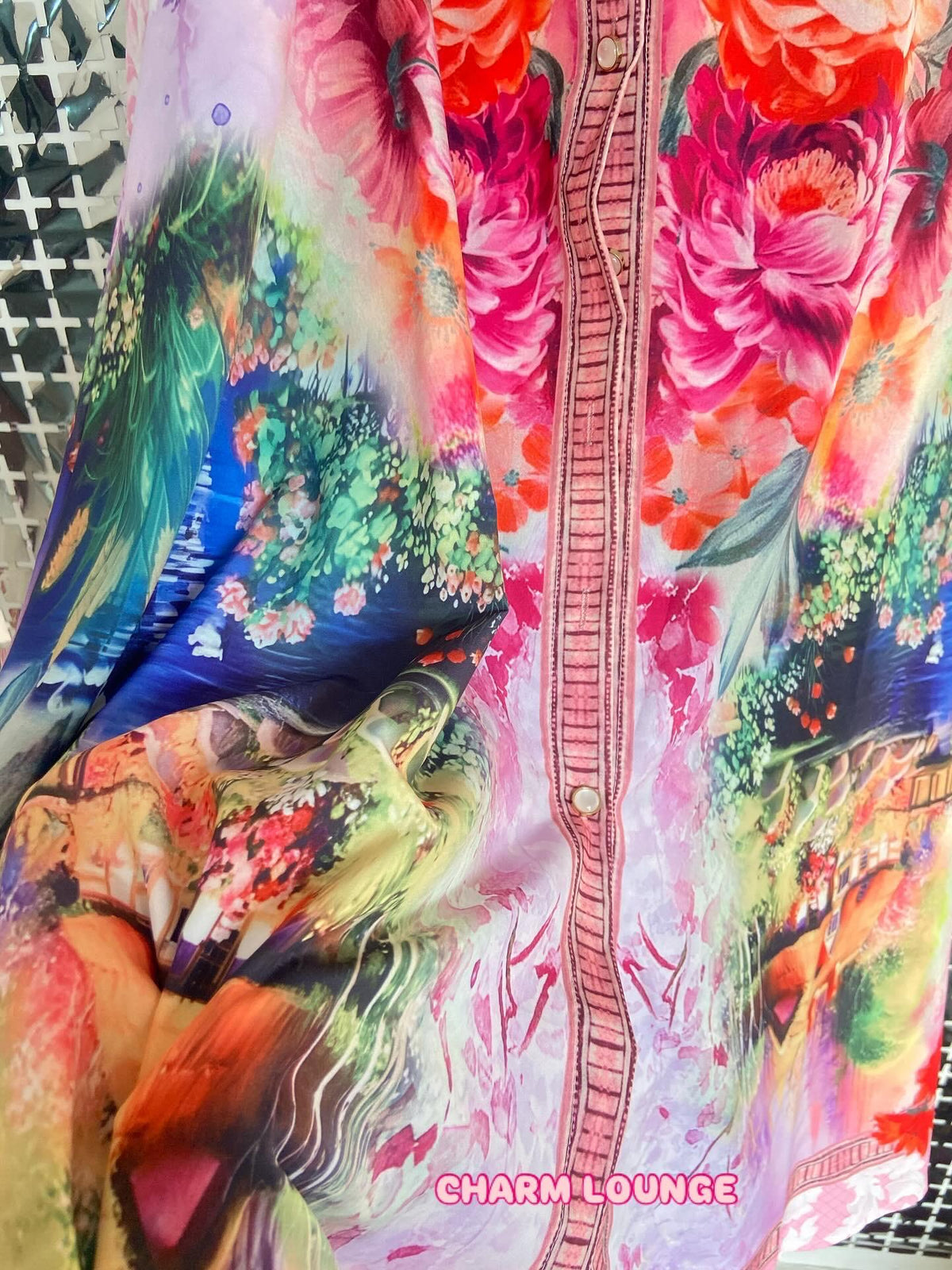 HighQuality Korean Floral Long Maxi