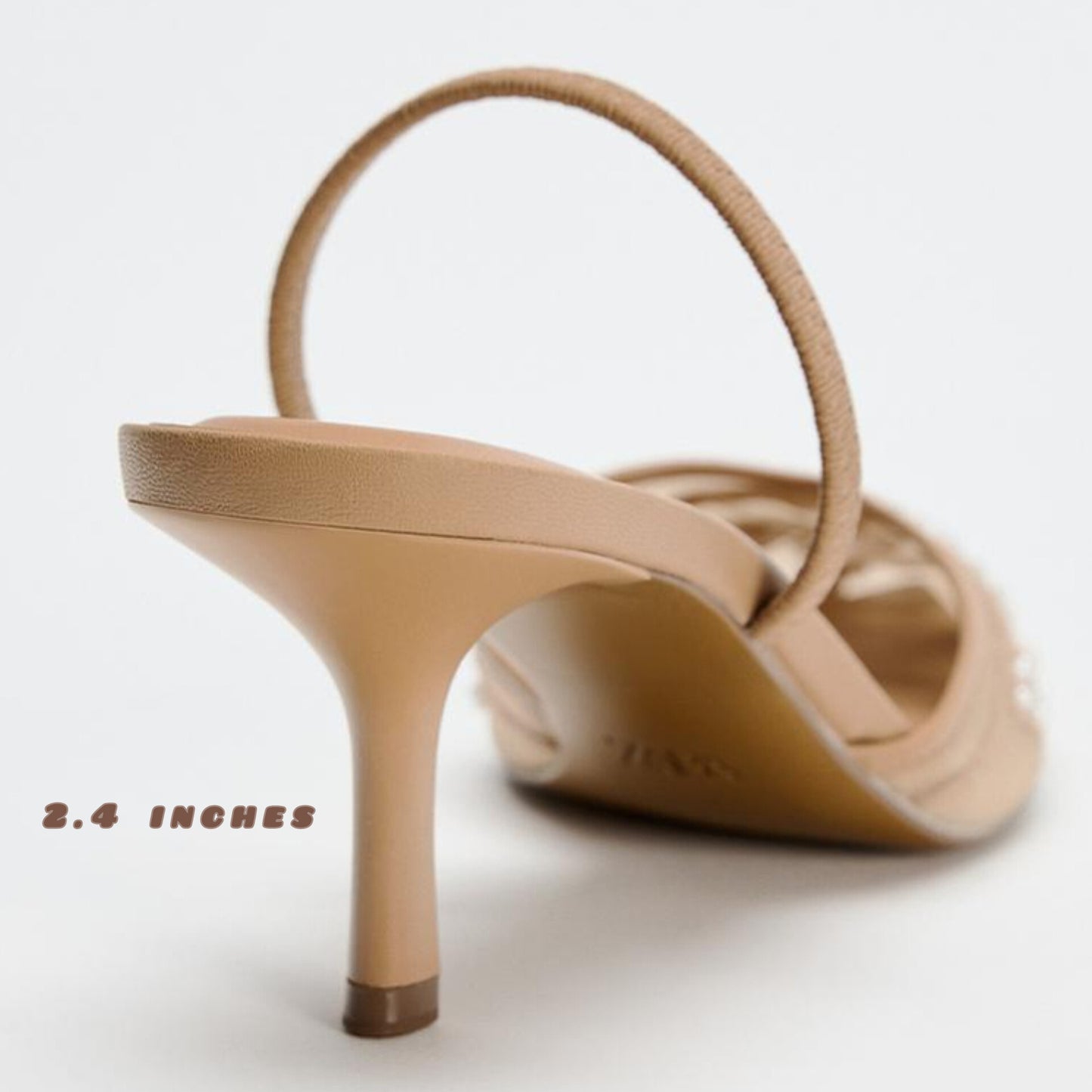 ZARA Pearl Embellished Heels ( PreOrder )