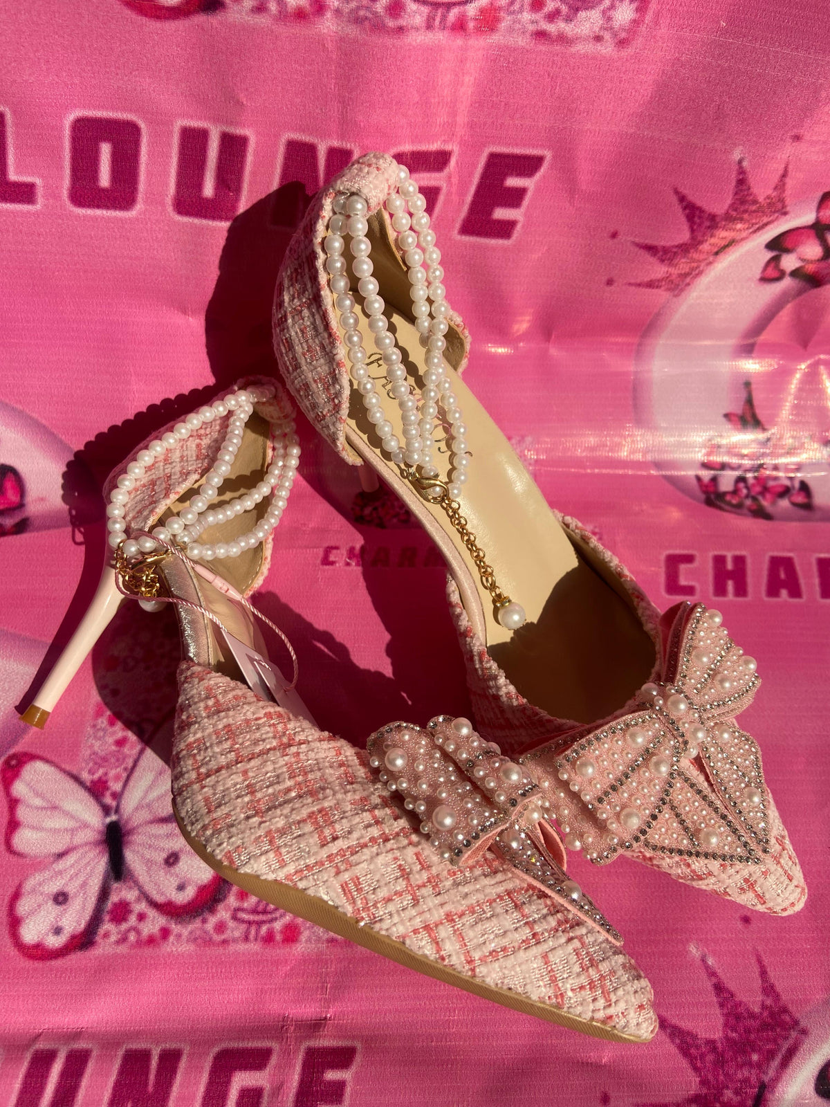 Cinderella Pink Now Heels
