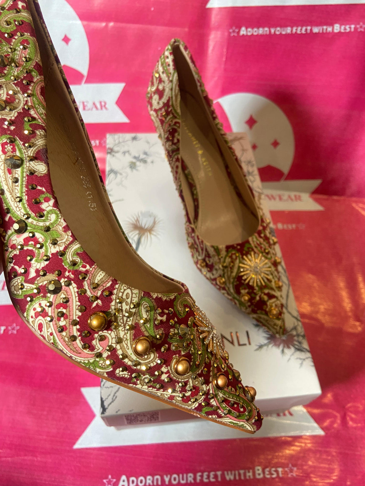 Maroon Vintage Heels