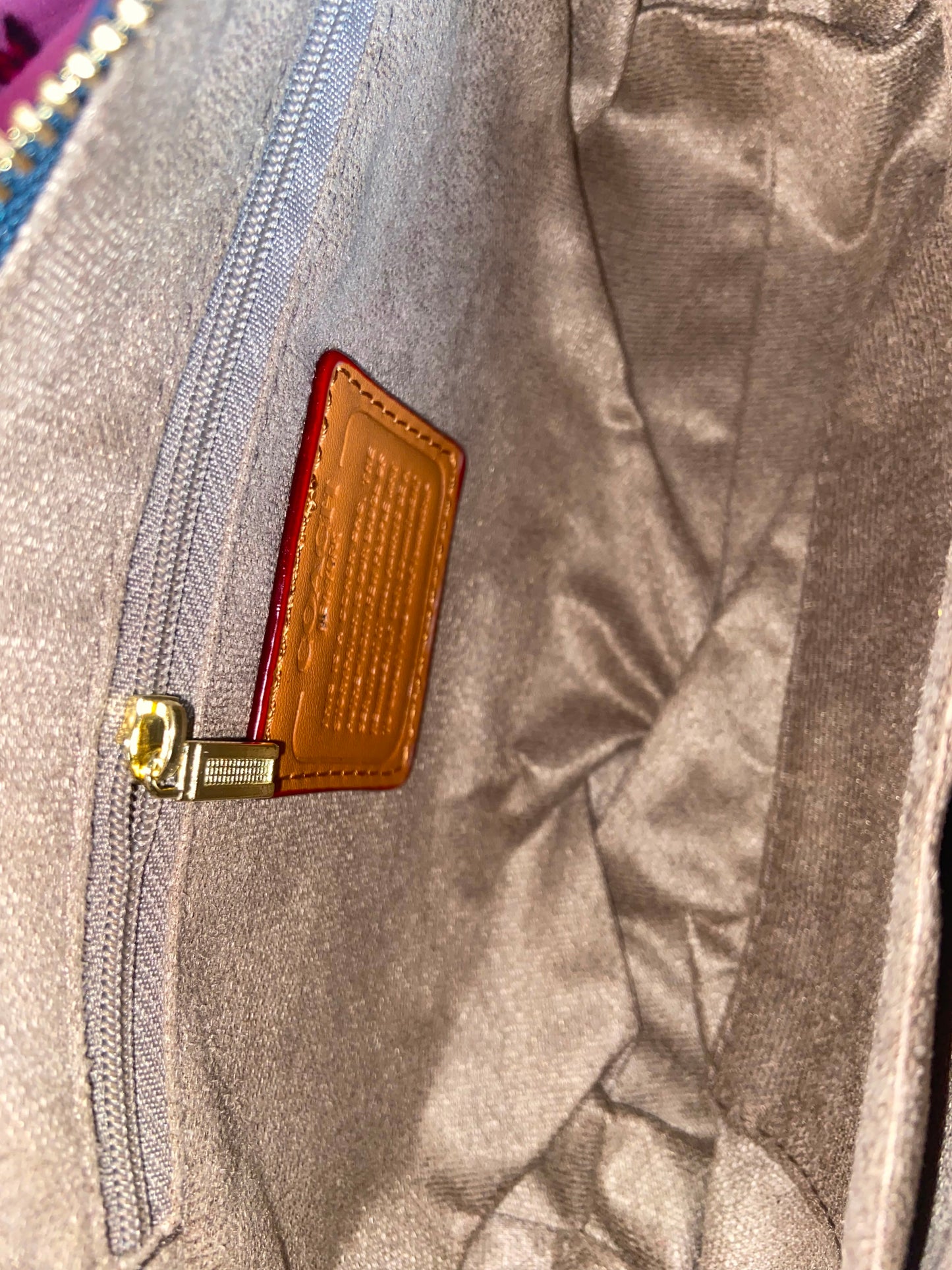 Coach Teri Shoulder Bag in Signature Denim