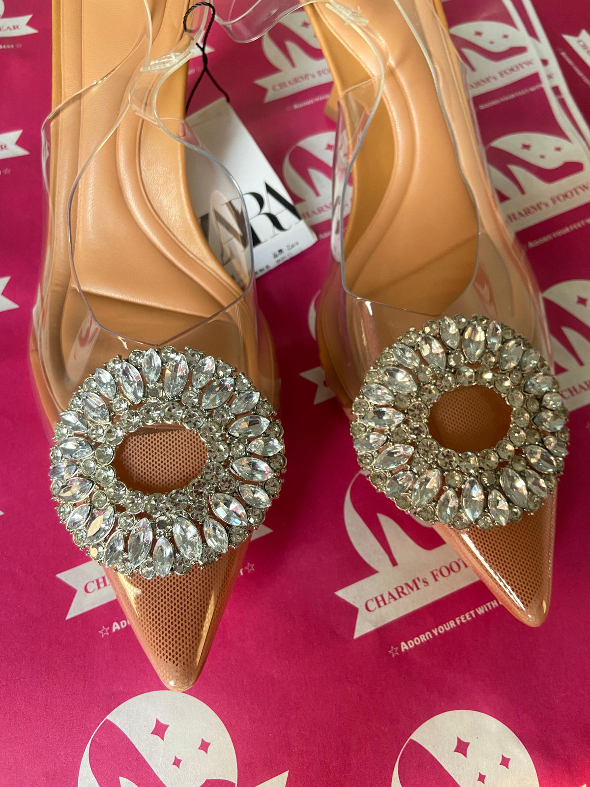ZARA Nude heels